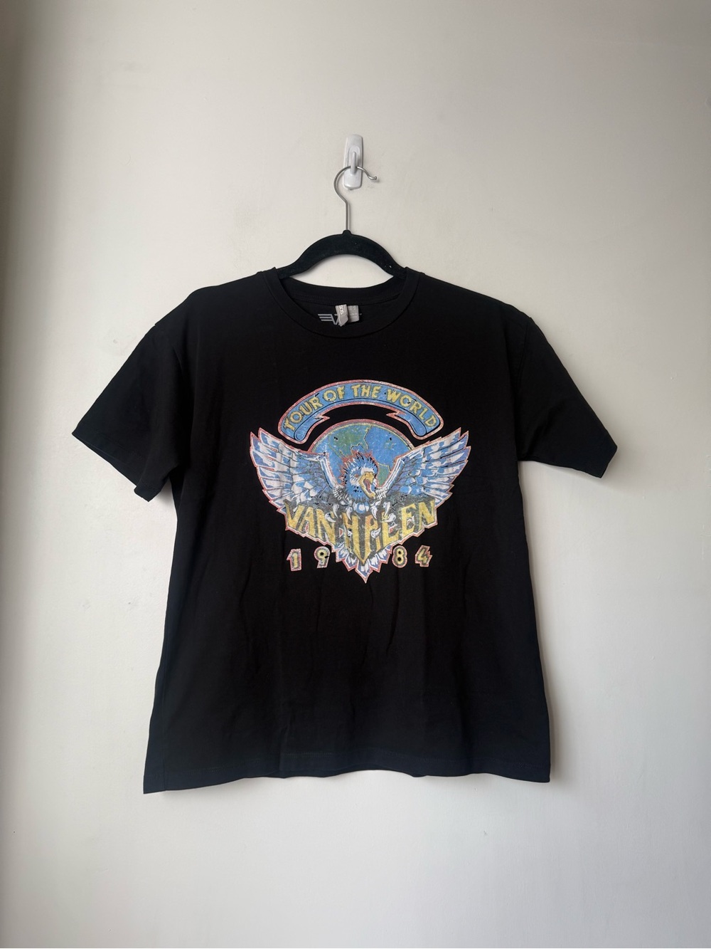 Asos Van Halen Black Tour of the World 1984 Band Tee 4